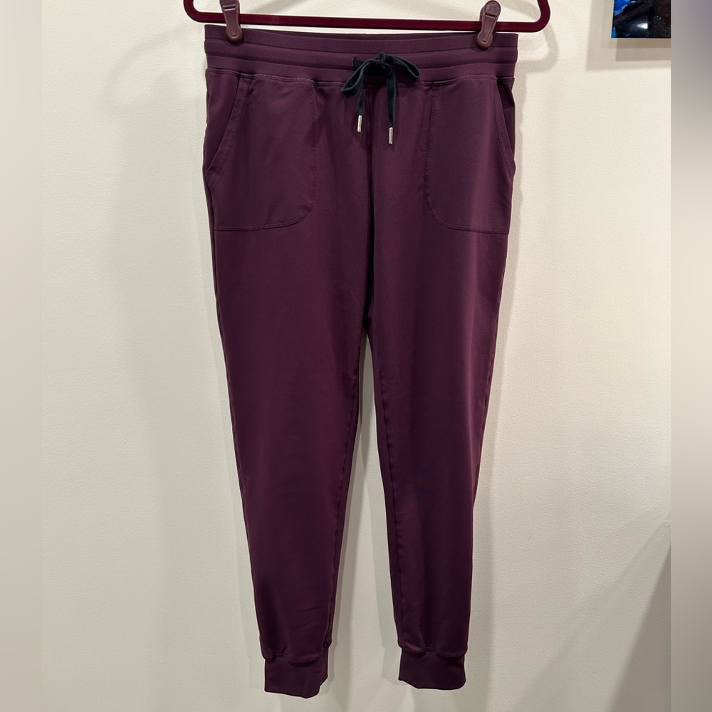 ZYIA Active Unwind Joggers in Plum size M